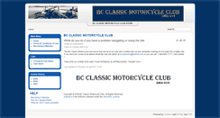 Desktop Screenshot of bcclassicmotorcycleclub.com